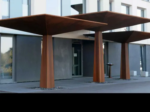 Modern gebouw gerealiseerd door Bouwbedrijf Willems